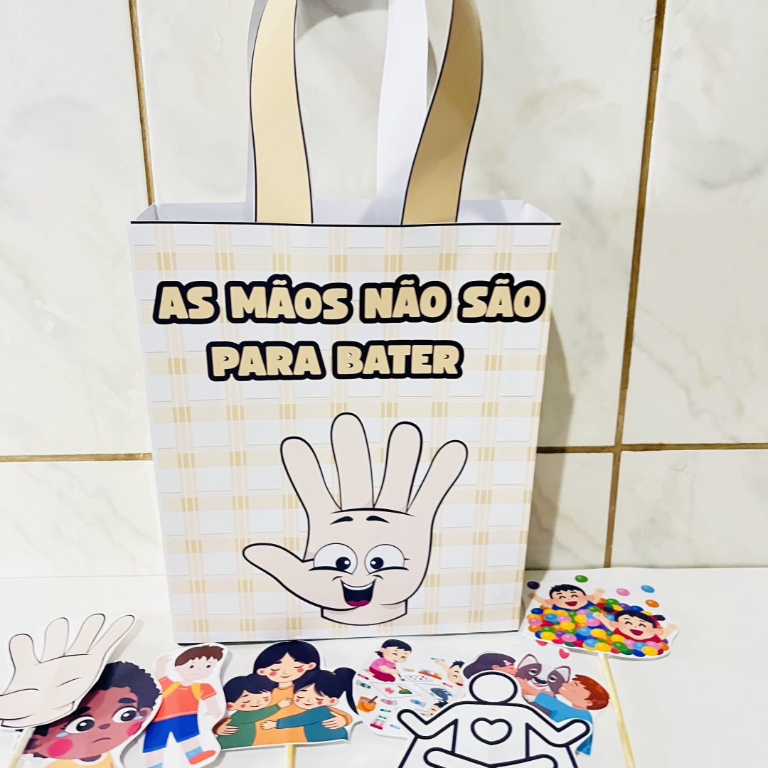 SACOLA PEDAGÓGICA: AS MÃOS NÃO SÃO PARA BATER!