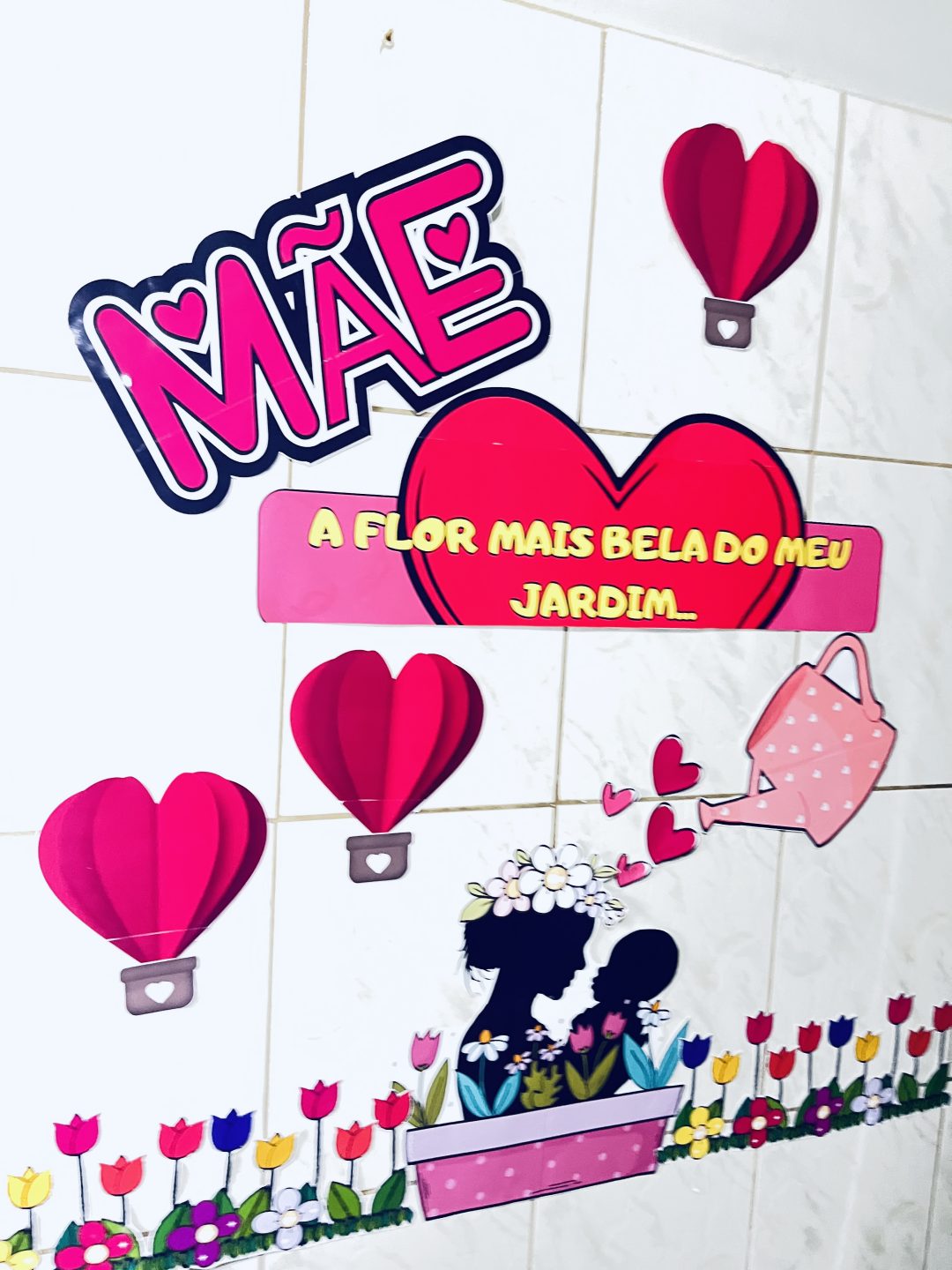 PAINEL / DECORAÇÃO: DIAS DAS MÃES - JARDIM