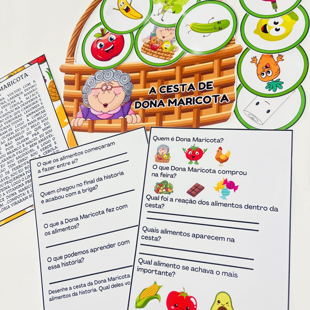 A CESTA DA DONA MARICOTA - ALIMENTAÇÃO SAUDÁVEL