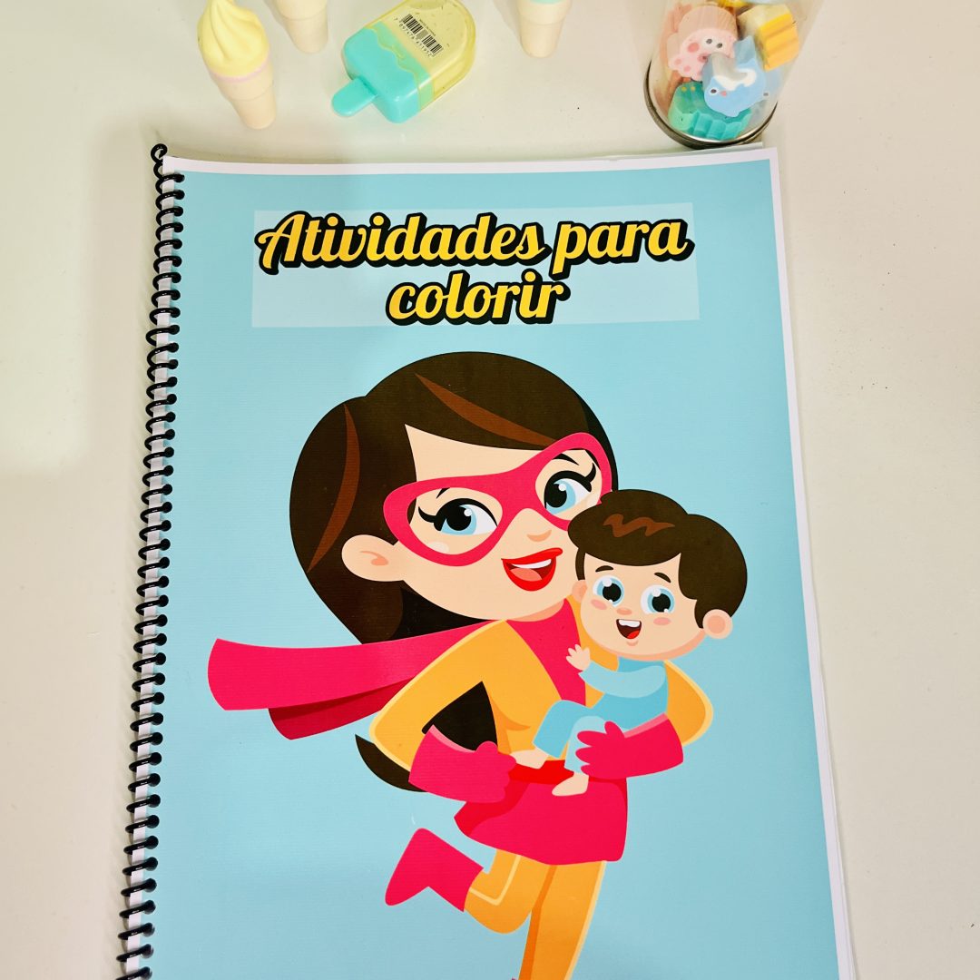 APOSTILA PARA COLORIR: DIA DAS MÃES