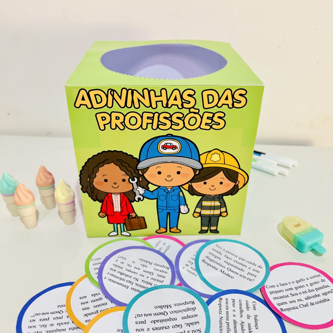 CAIXA PEDAGÓGICA: ADVINHA DAS PROFISSÕES