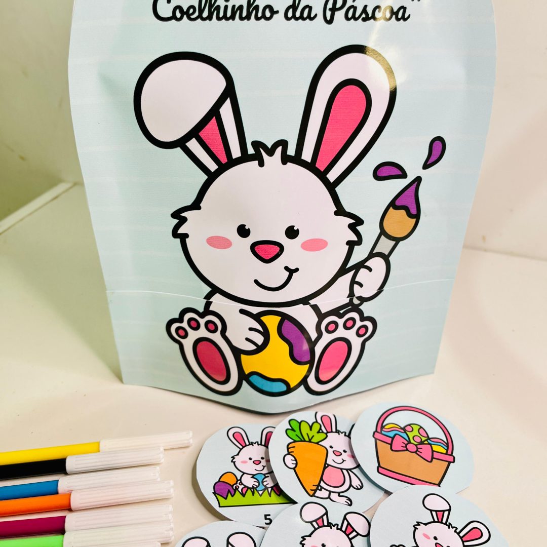 HISTÓRIA NA LUVA / LUVA PEDAGÓGICA: PÁSCOA - A JORNADA MÁGICA DO COELHINHO