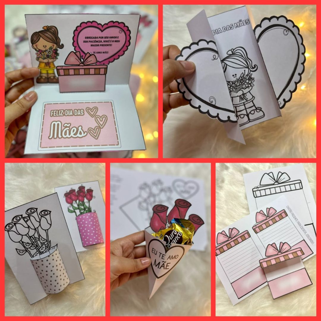 KIT CARTÕES DIA DAS MÃES