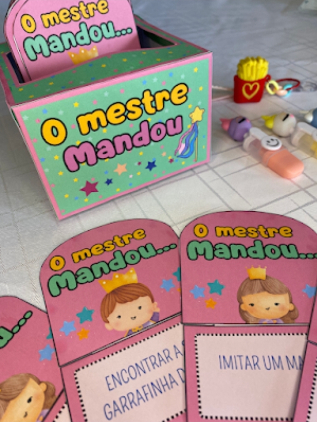 CAIXA PEDAGÓGICA  / DINÂMICA: O MESTRE MANDOU