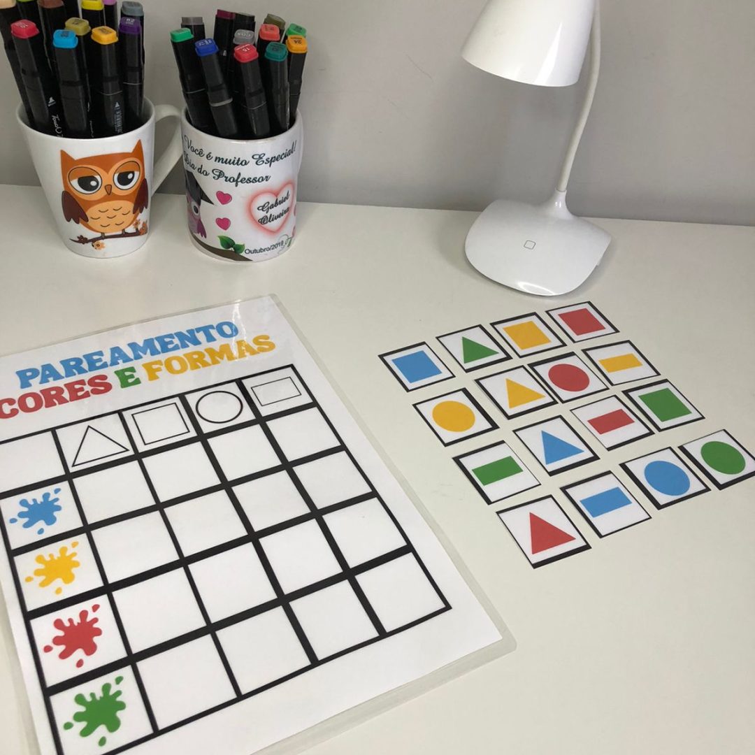 JOGO DO PAREAMENTO: CORES E FORMAS