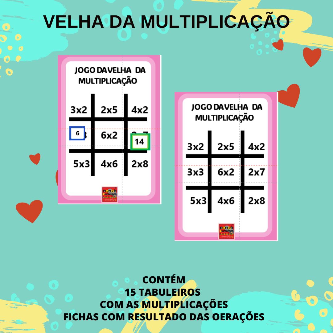 JOGO DA VELHA DA MULTIPLICAÇÃO