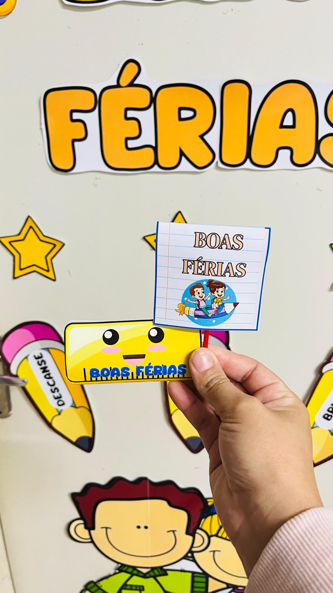 PAINEL / DECORAÇÃO DE PORTA: BOAS FÉRIAS - Imagem 2