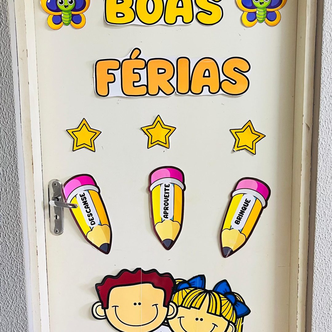 PAINEL / DECORAÇÃO DE PORTA: BOAS FÉRIAS