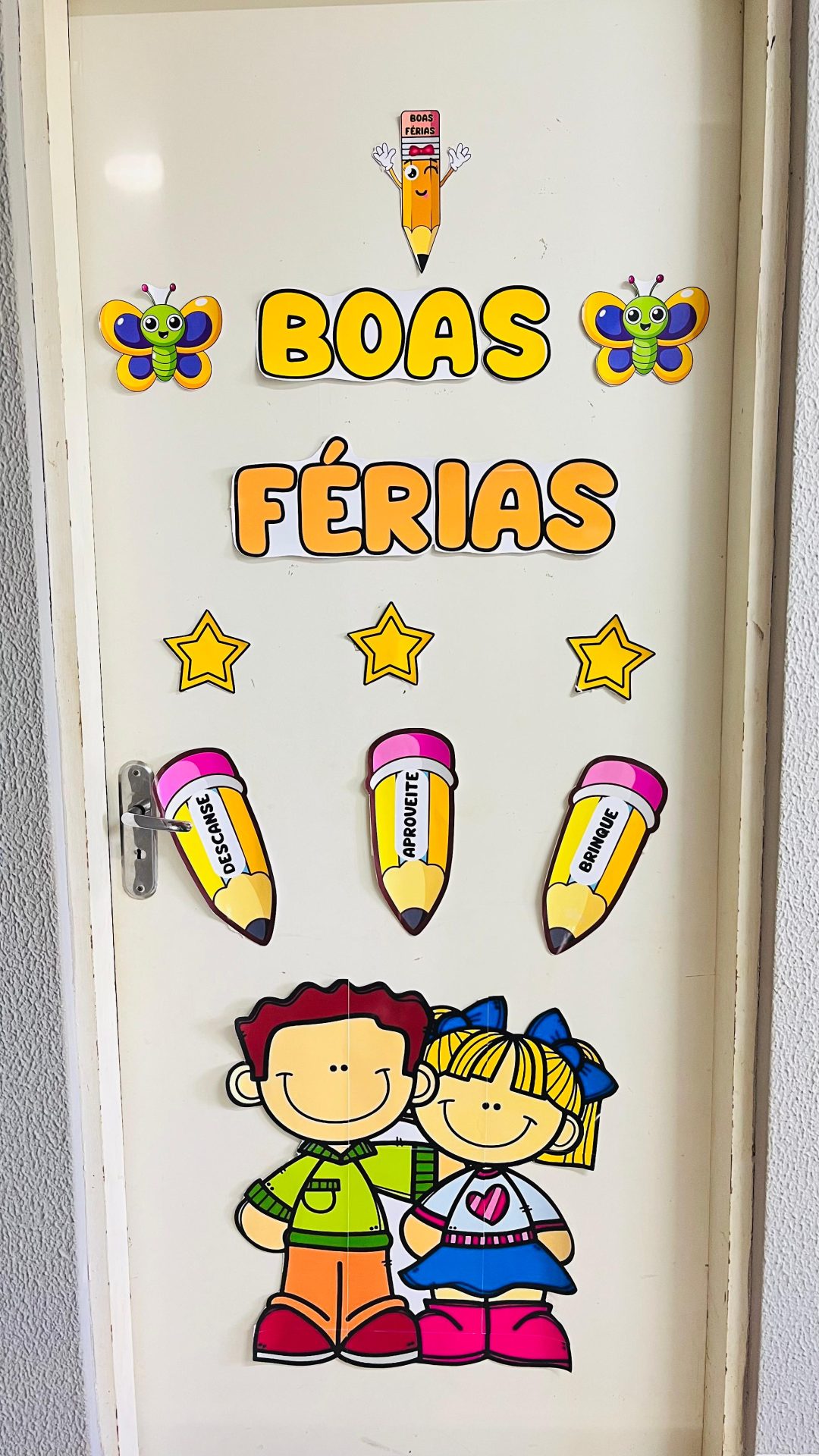 PAINEL / DECORAÇÃO DE PORTA: BOAS FÉRIAS