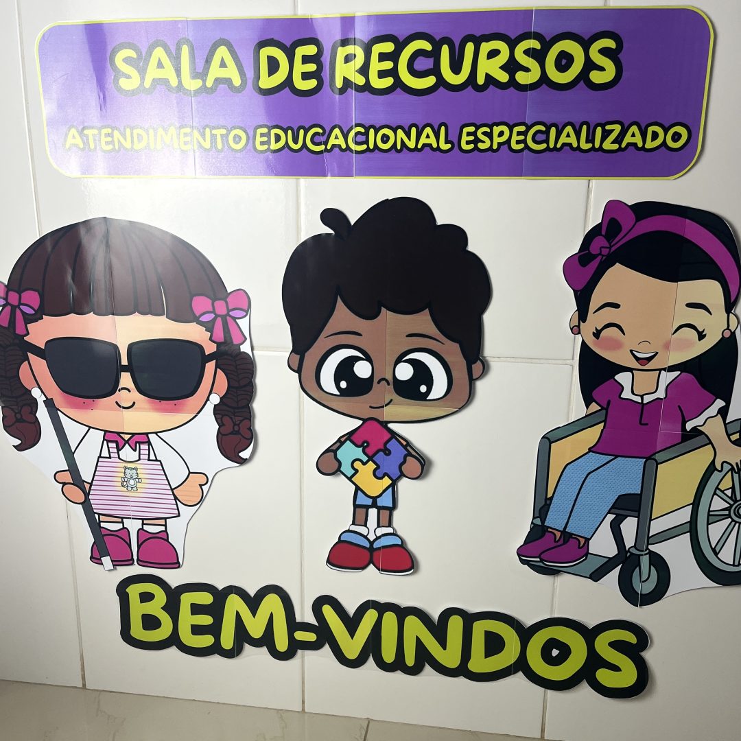 PAINEL / DECORAÇÃO: SALA AEE - SALA DE RECURSO
