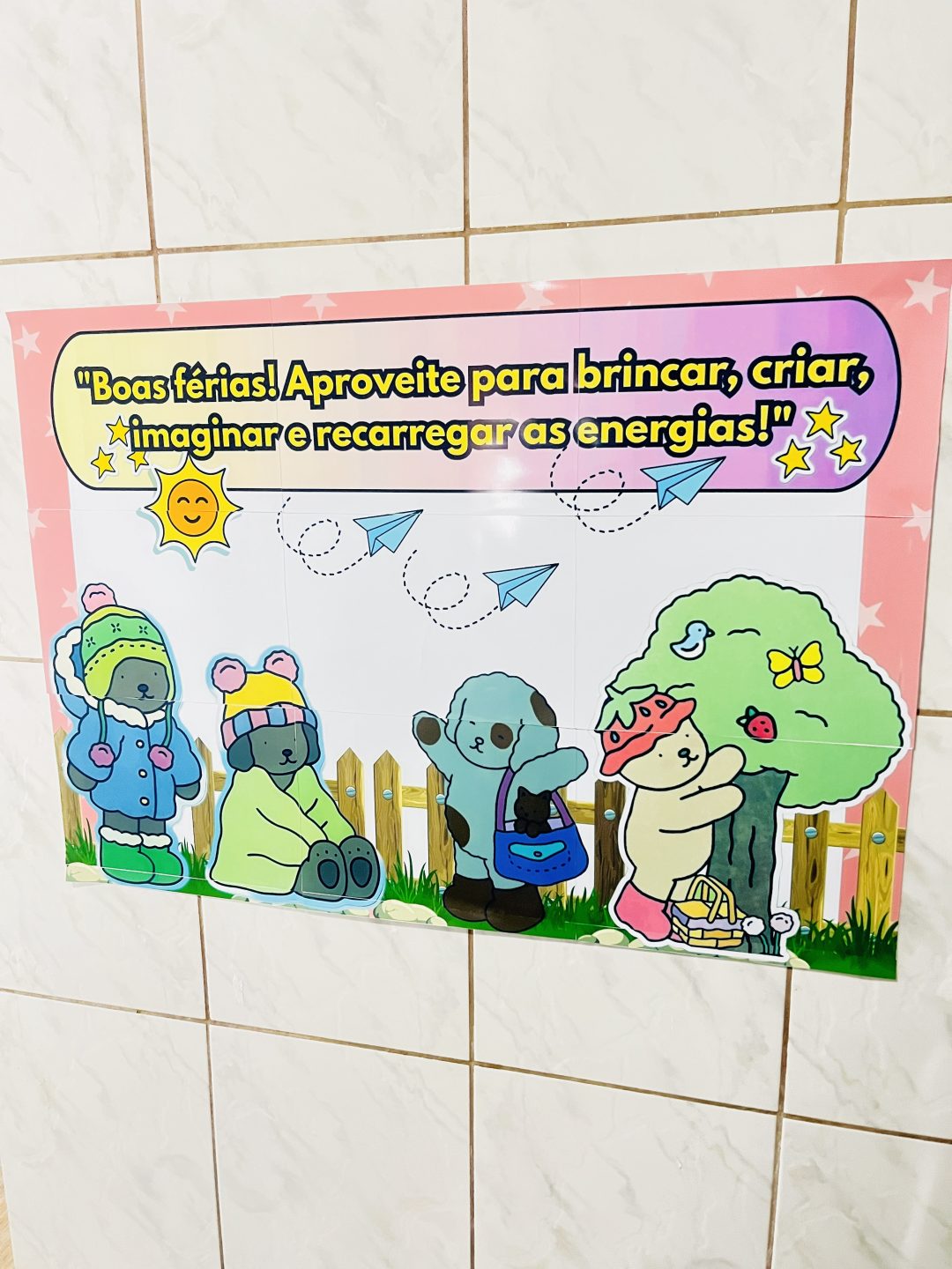 PAINEL / DECORAÇÃO: FÉRIAS  - BOBBIE GOODS