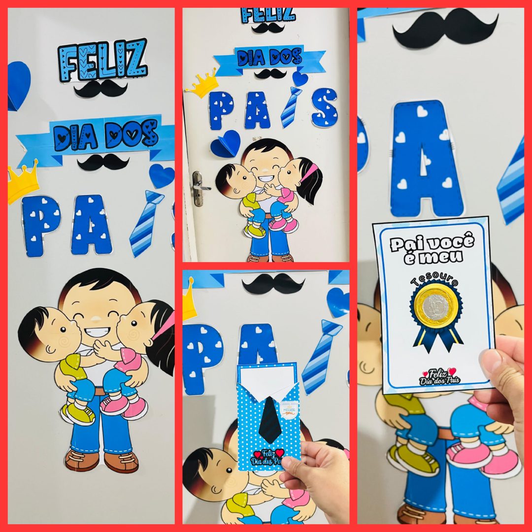 PAINEL / DECORAÇÃO PORTA ➕️  LEMBRANCINHA: DIA DOS PAIS