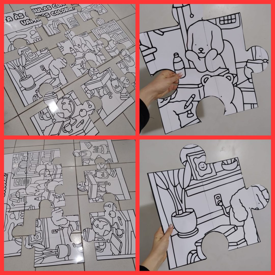 PAINEL VOLTA ÀS AULAS – QUEBRA-CABEÇA GIGANTE PARA COLORIR BOBBIE GOODS - Imagem 2