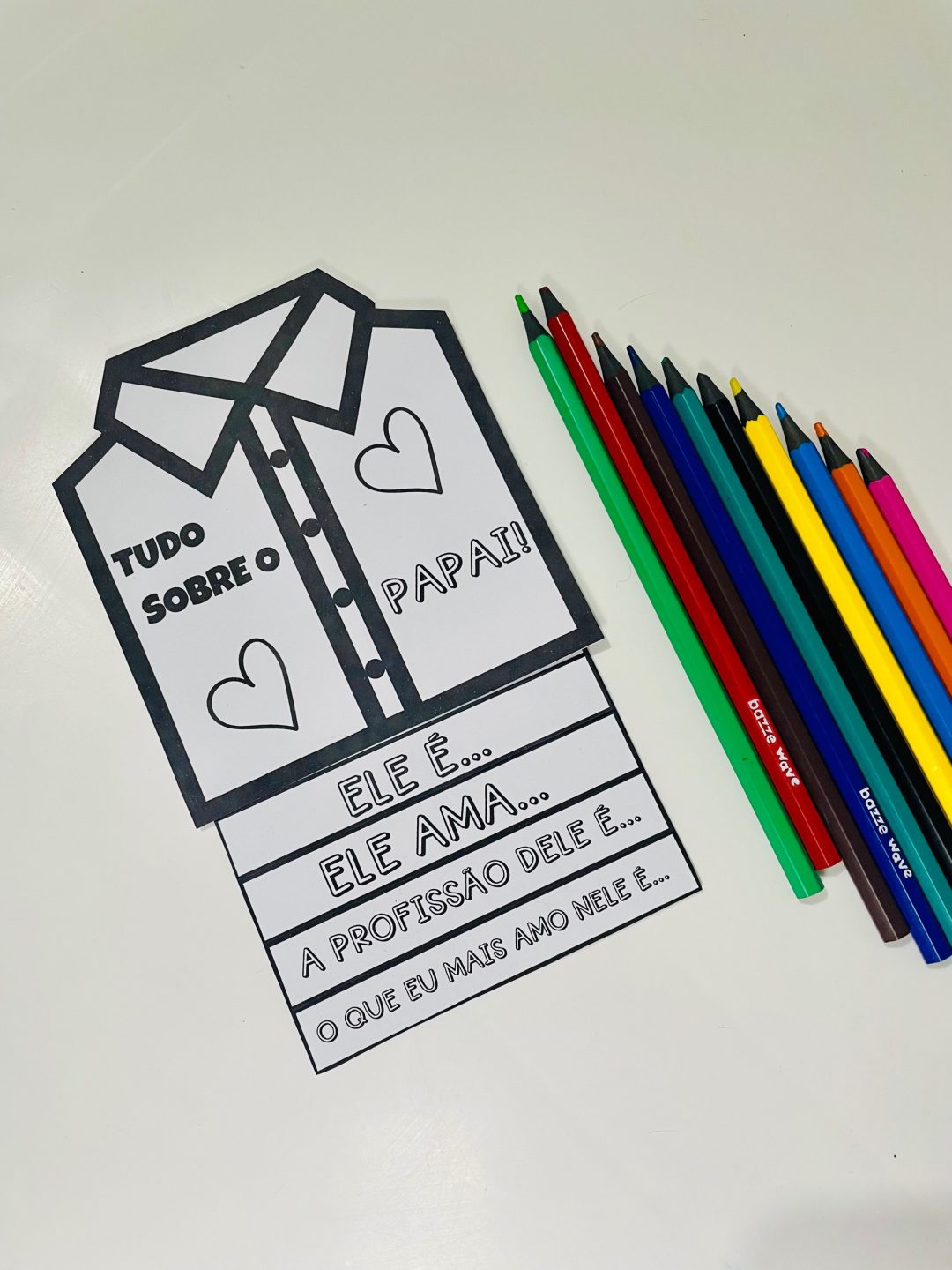 KIT DIA DOS PAIS: LEMBRANCINHA + ATIVIDADE - Imagem 4