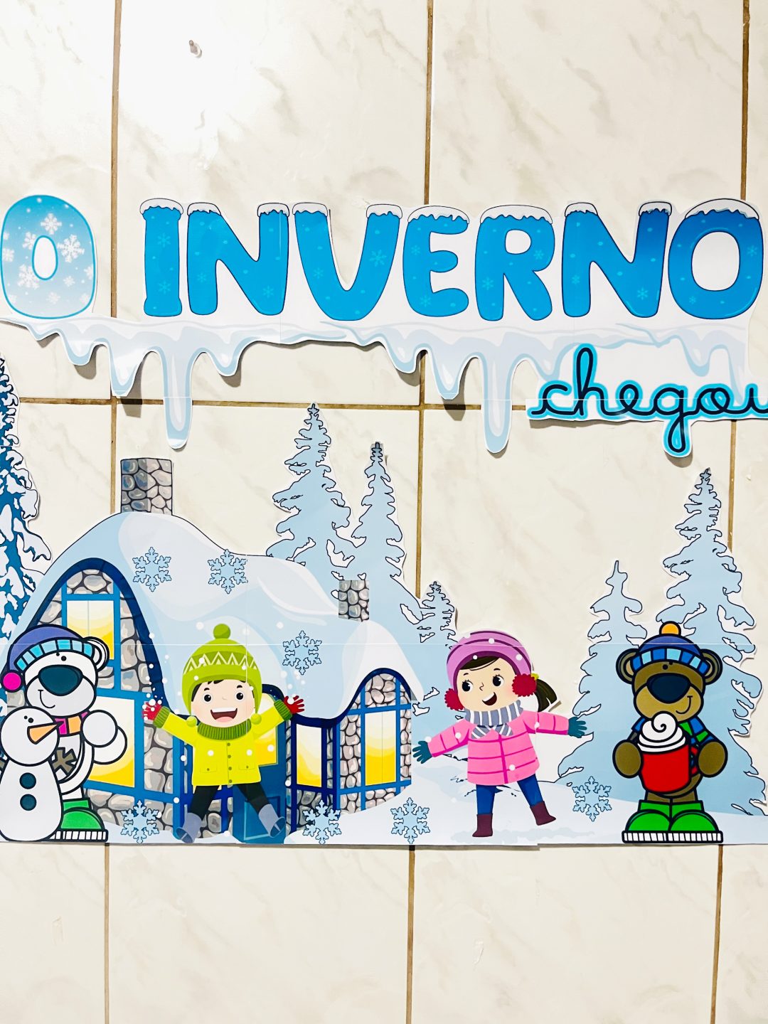 PAINEL / DECORAÇÃO: ESTAÇÕES DO ANO - INVERNO