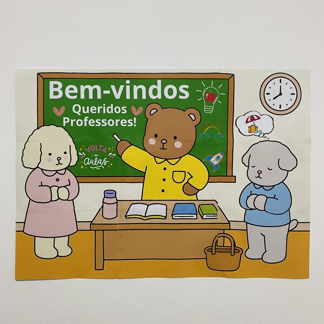 PAINEL BEM VINDOS / VOLTA ÀS AULAS PROFESSORES: BOBBIE GOODS