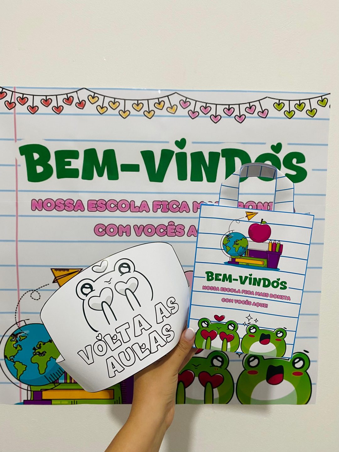 PAINEL / DECORAÇÃO: BOAS VINDAS - VOLTA AS AULAS - Imagem 2