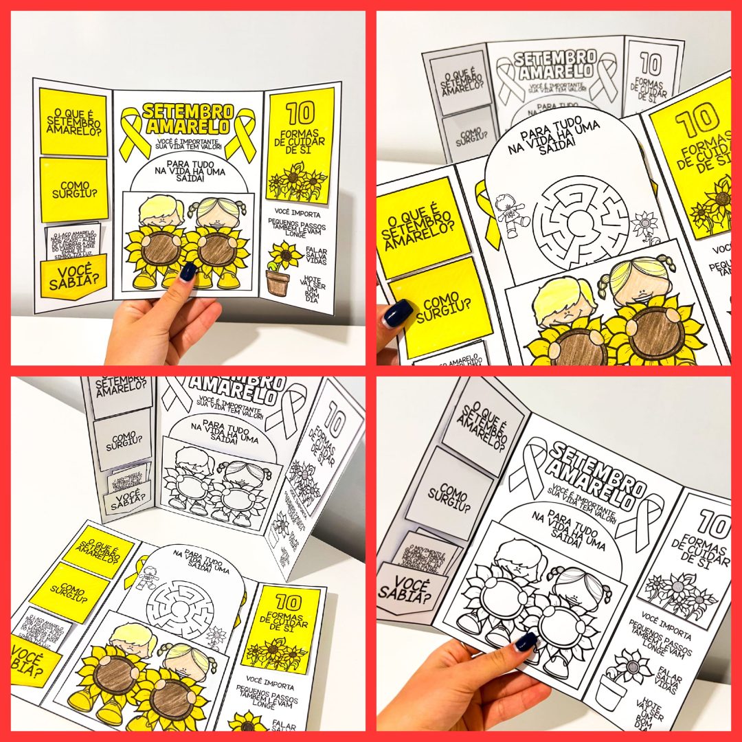LAPBOOK: SETEMBRO AMARELO - Imagem 2