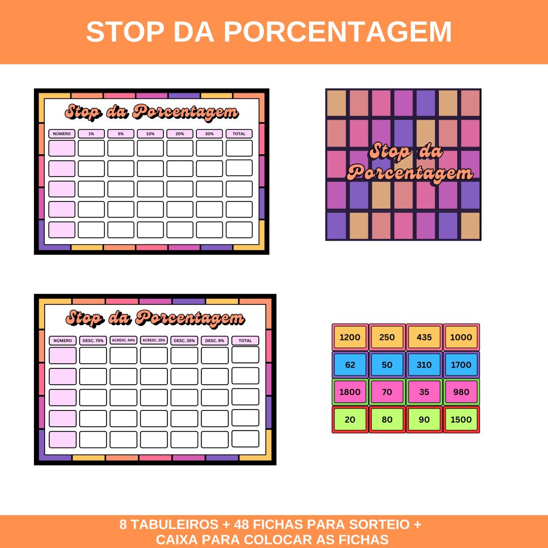STOP DA PORCENTAGEM