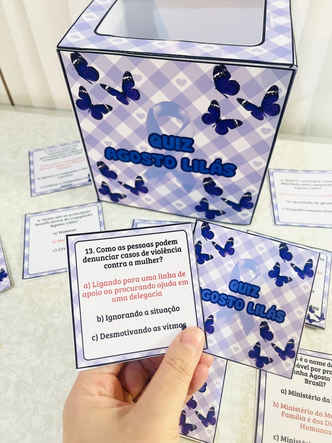 QUIZ: AGOSTO LILÁS - CONHECIMENTOS GERAIS - Imagem 2