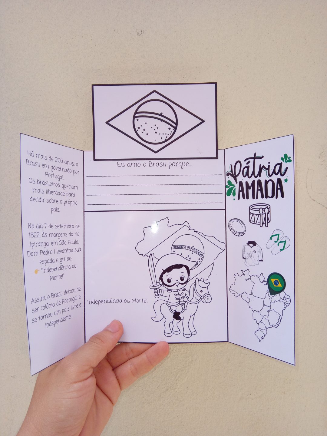 LAPBOOK: 7 DE SETEMBRO / INDEPENDÊNCIA DO BRASIL - Imagem 3
