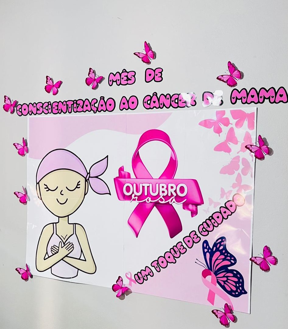 DECORAÇÃO / PAINEL: OUTUBRO ROSA