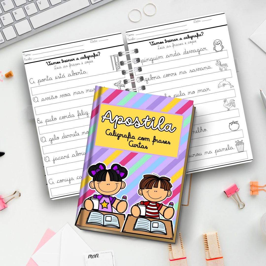 APOSTILA DE CALIGRAFIA: FRASES CURTAS
