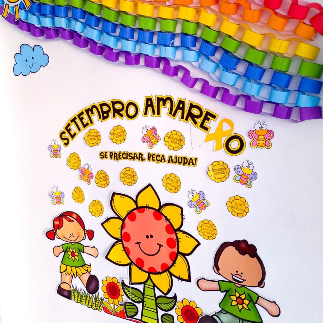 KIT SETEMBRO AMARELO: DECORAÇÃO / PAINEL + LEMBRANCINHA