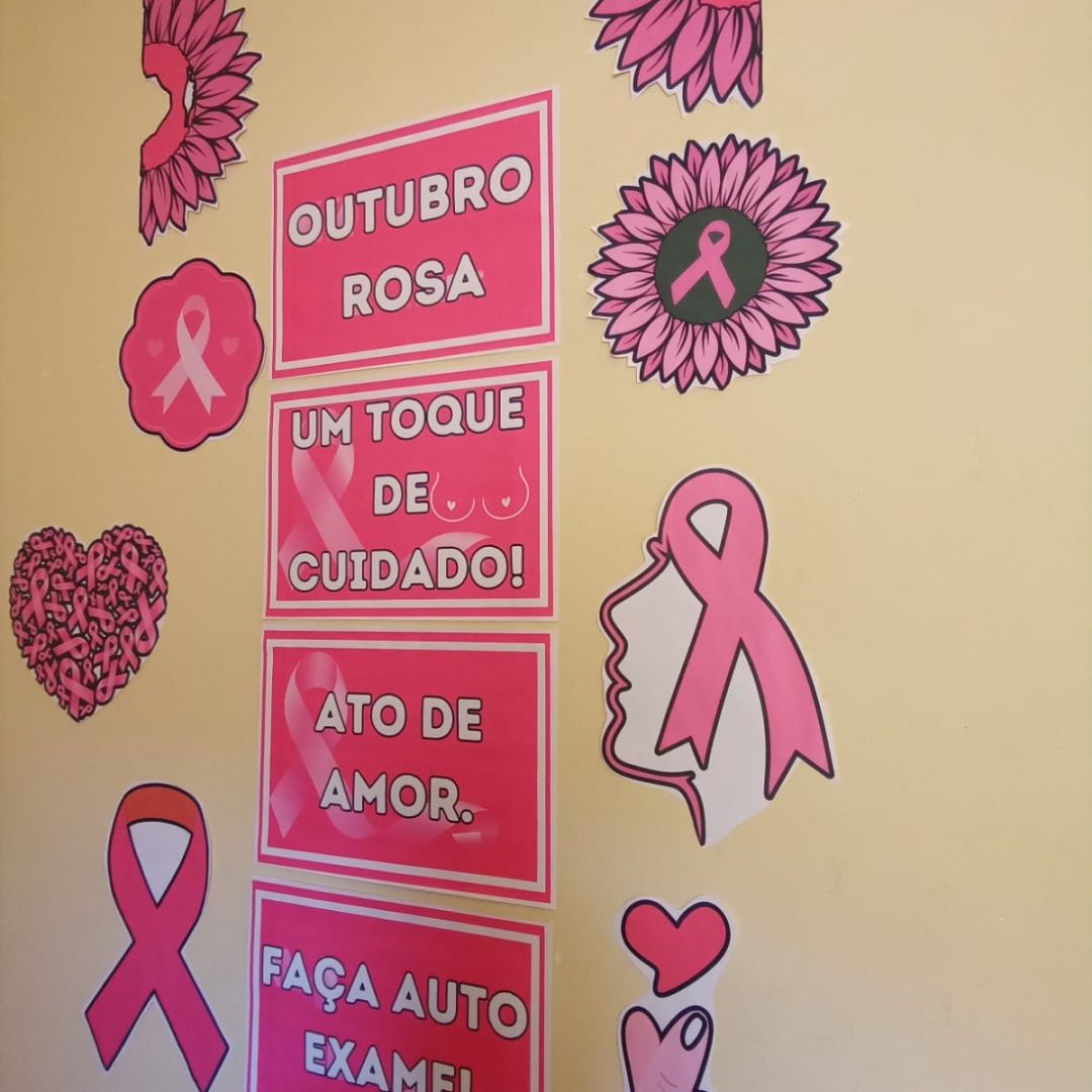 DECORAÇÃO / PAINEL: OUTUBRO ROSA
