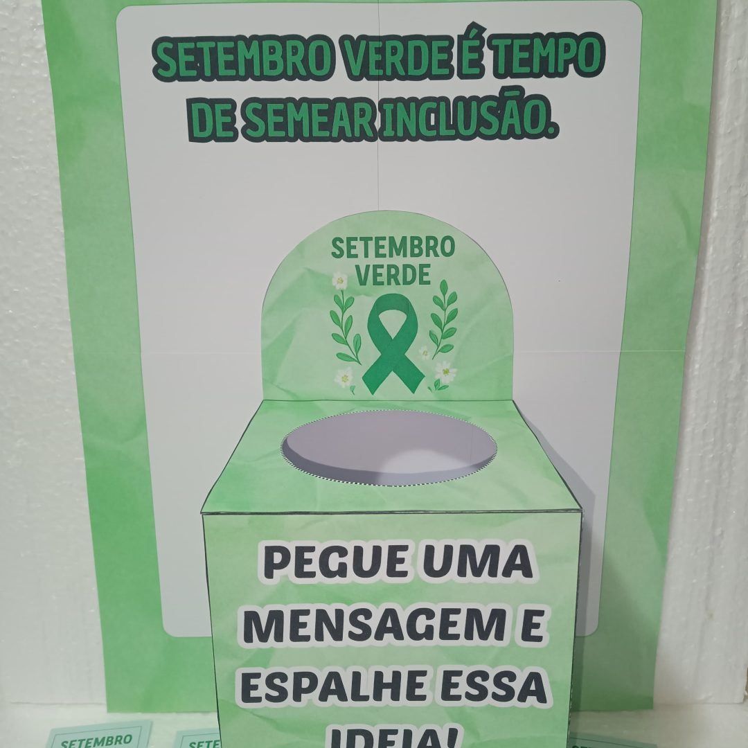 SETEMBRO VERDE: CAIXA DE MENSAGEM