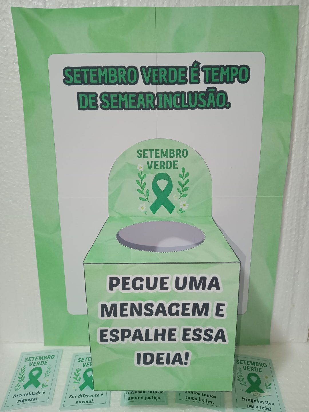 SETEMBRO VERDE: CAIXA DE MENSAGEM