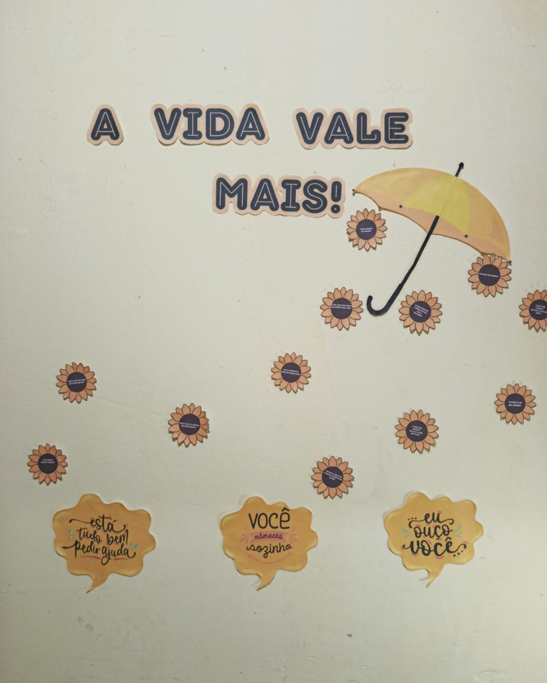 DECORAÇÃO / PAINEL: SETEMBRO AMARELO