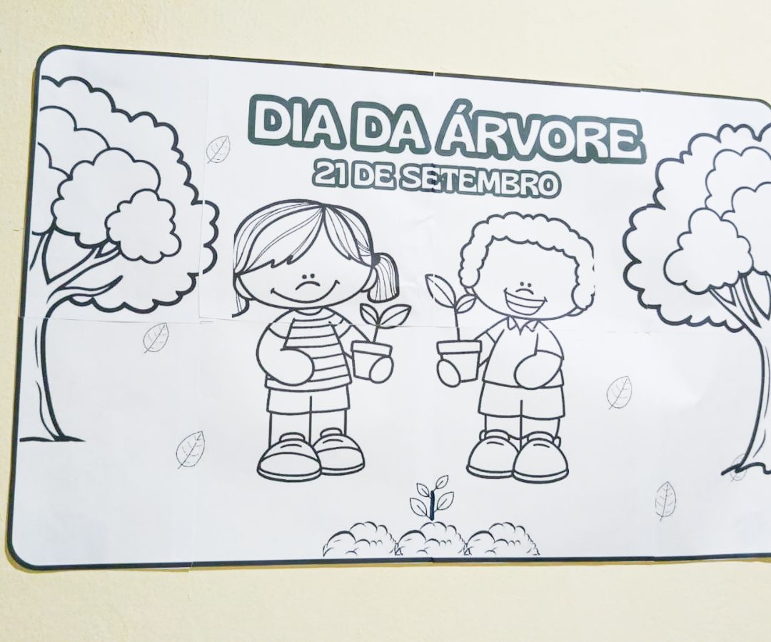 DECORAÇÃO / PAINEL COLABORATIVO: DIA DA ÁRVORE