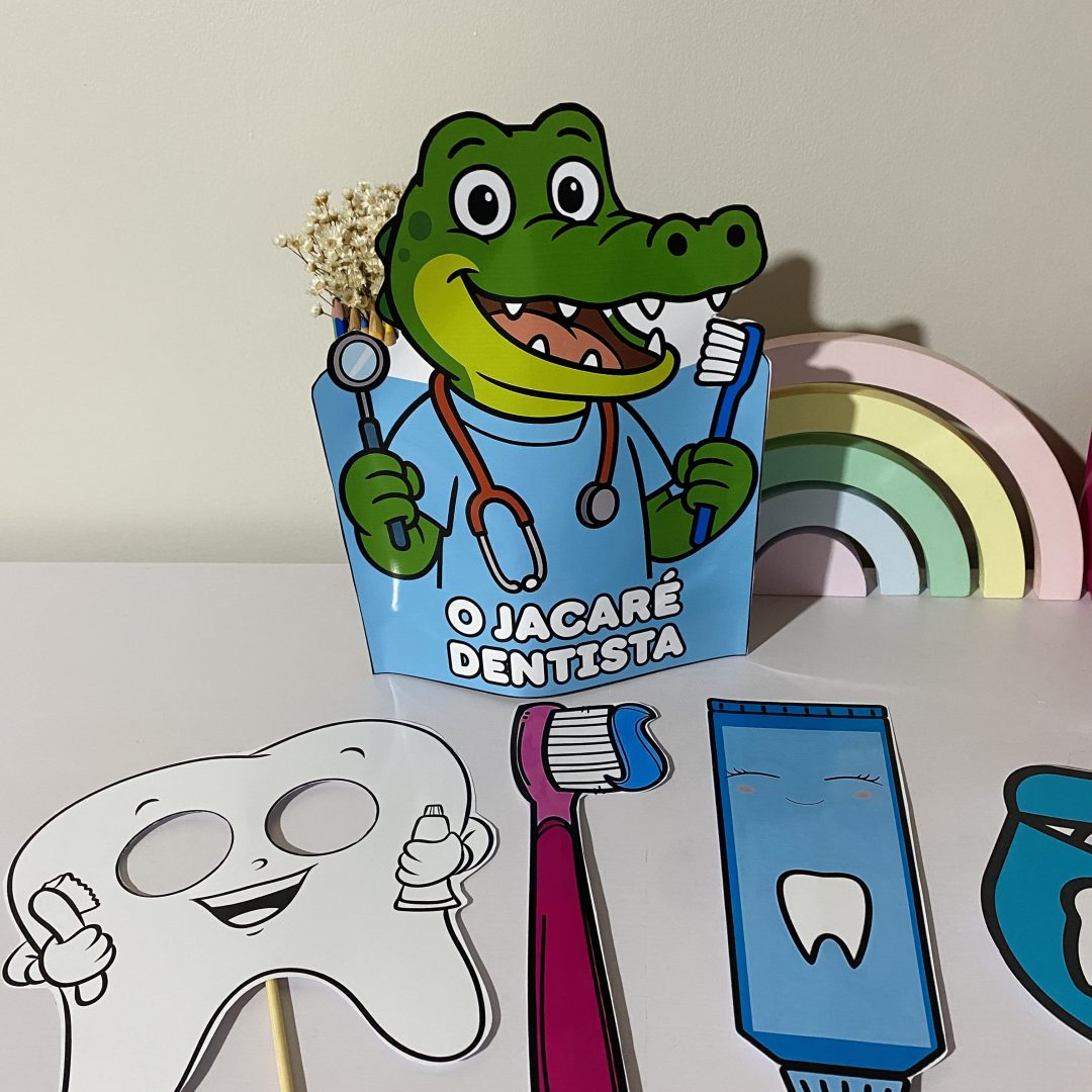 LUVA PEDAGÓGICA: O JACARÉ DENTISTA