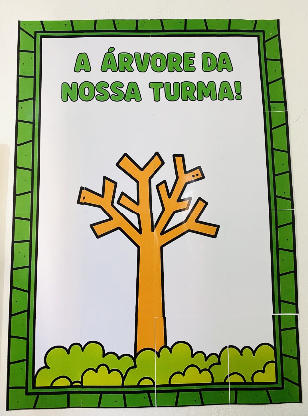 DECORAÇÃO / PAINEL COLABORATIVO DIA DA ÁRVORE