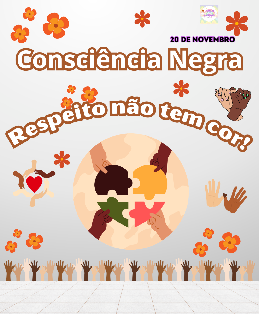 DECORAÇÃO / PAINEL: CONSCIÊNCIA NEGRA