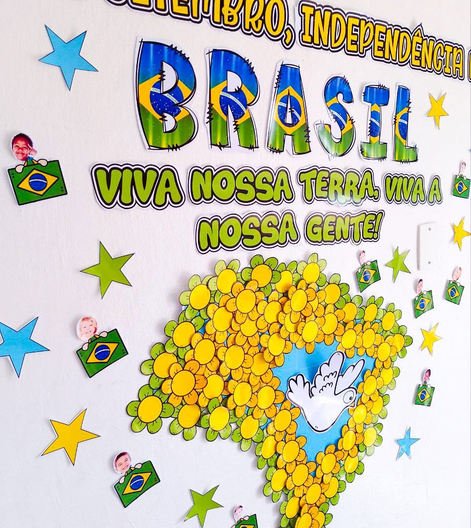 DECORAÇÃO / PAINEL: 7 DE SETEMBRO - INDEPENDÊNCIA DO BRASIL
