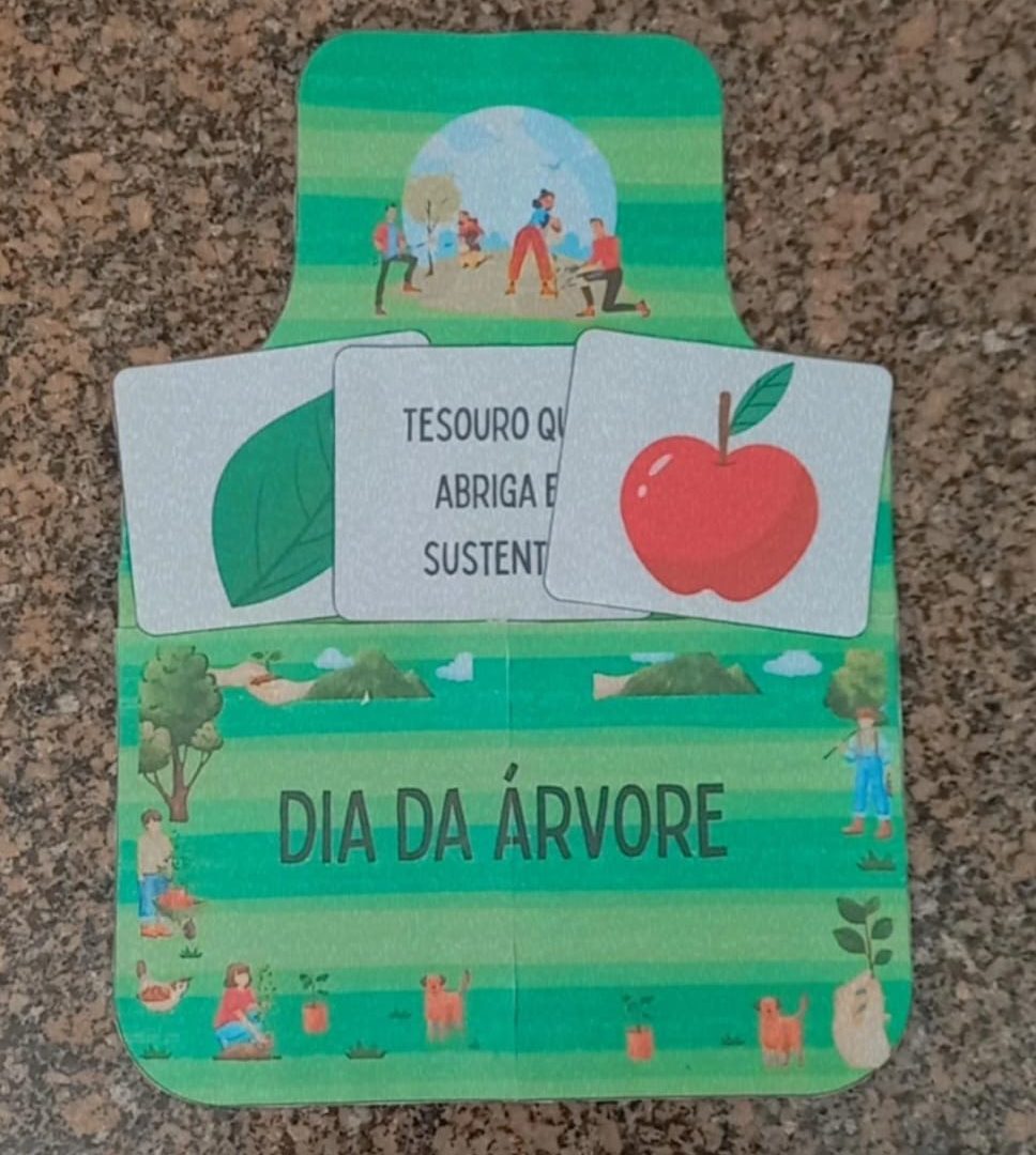 DIA DA ÁRVORE: AVENTAL INTERATIVO - PARTES DA ÁRVORE