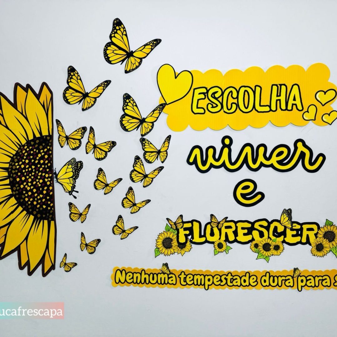 DECORAÇÃO  / PAINEL: SETEMBRO AMARELO