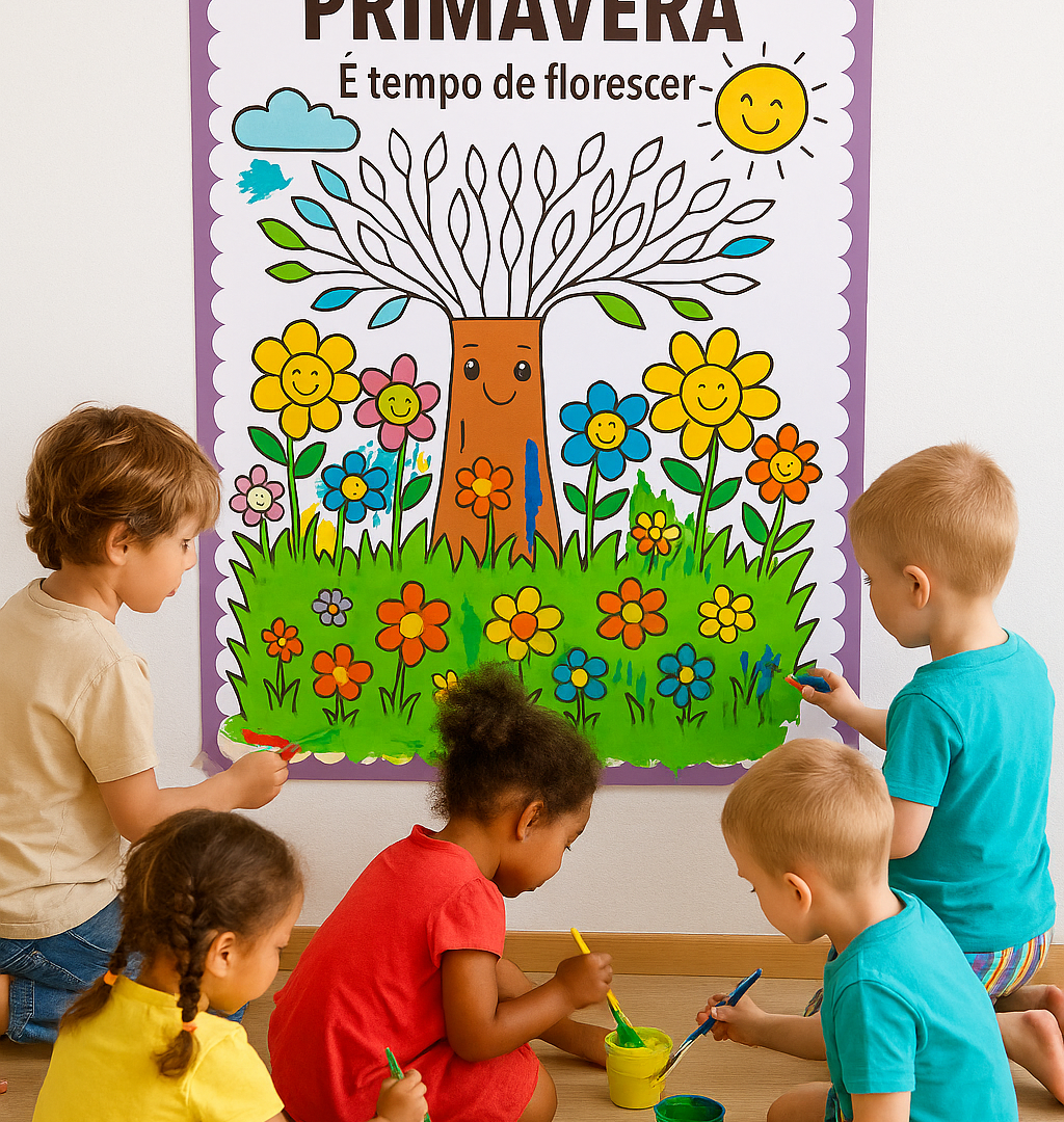 CARTAZ / PAINEL COLABORATIVO: PRIMAVERA