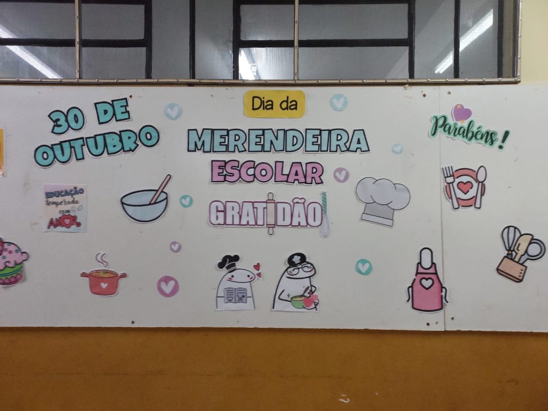 DECORAÇÃO / PAINEL+ CARTÃO: DIA DA MERENDEIRA - Imagem 2