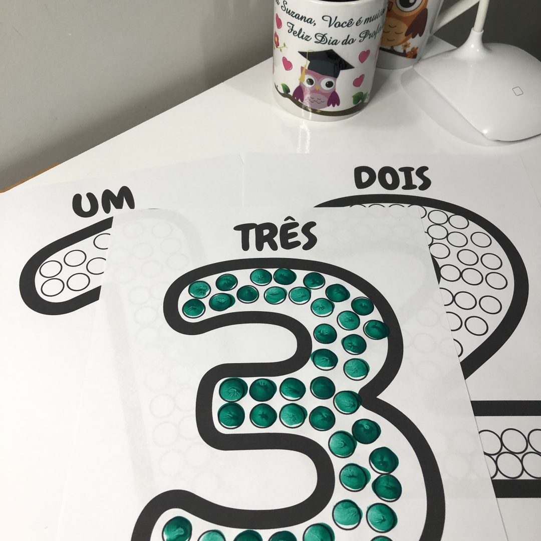 PINTURA SENSORIAL: NÚMEROS