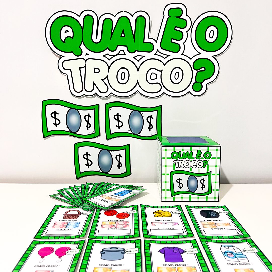 CAIXA PEDAGÓGICA: QUAL O TROCO?