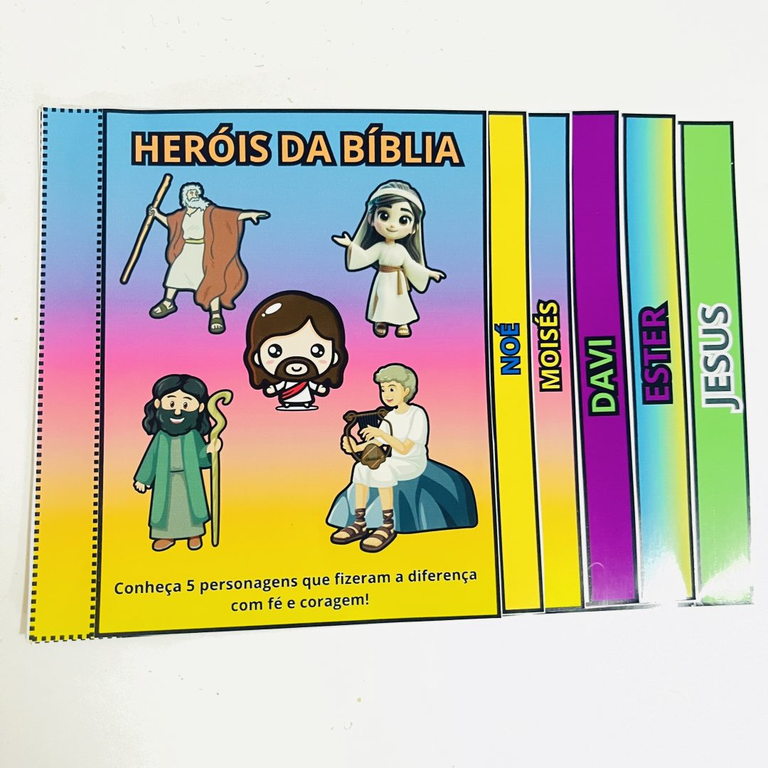FLIPBOOK: HERÓIS DA BÍBLIA / HERÓIS BÍBLICOS