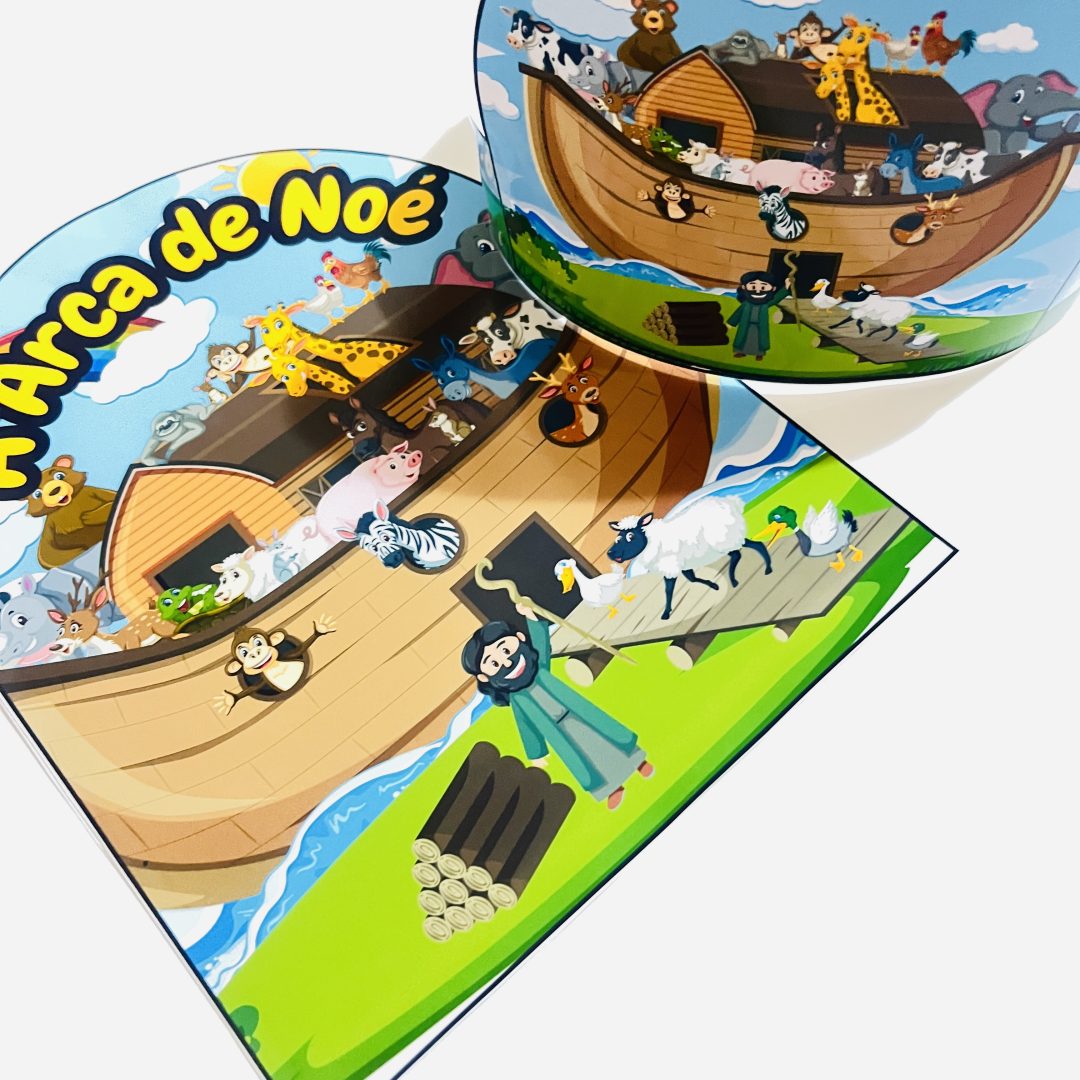 LUVA PEDAGÓGICA / HISTÓRIA NA LUVA + COROA: A ARCA DE NOÉ