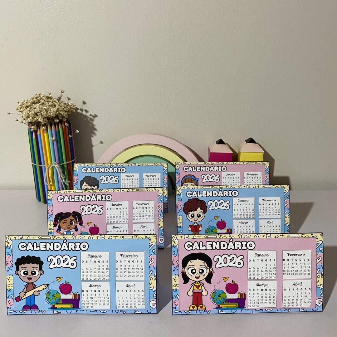 CALENDÁRIO DE MESA 2026