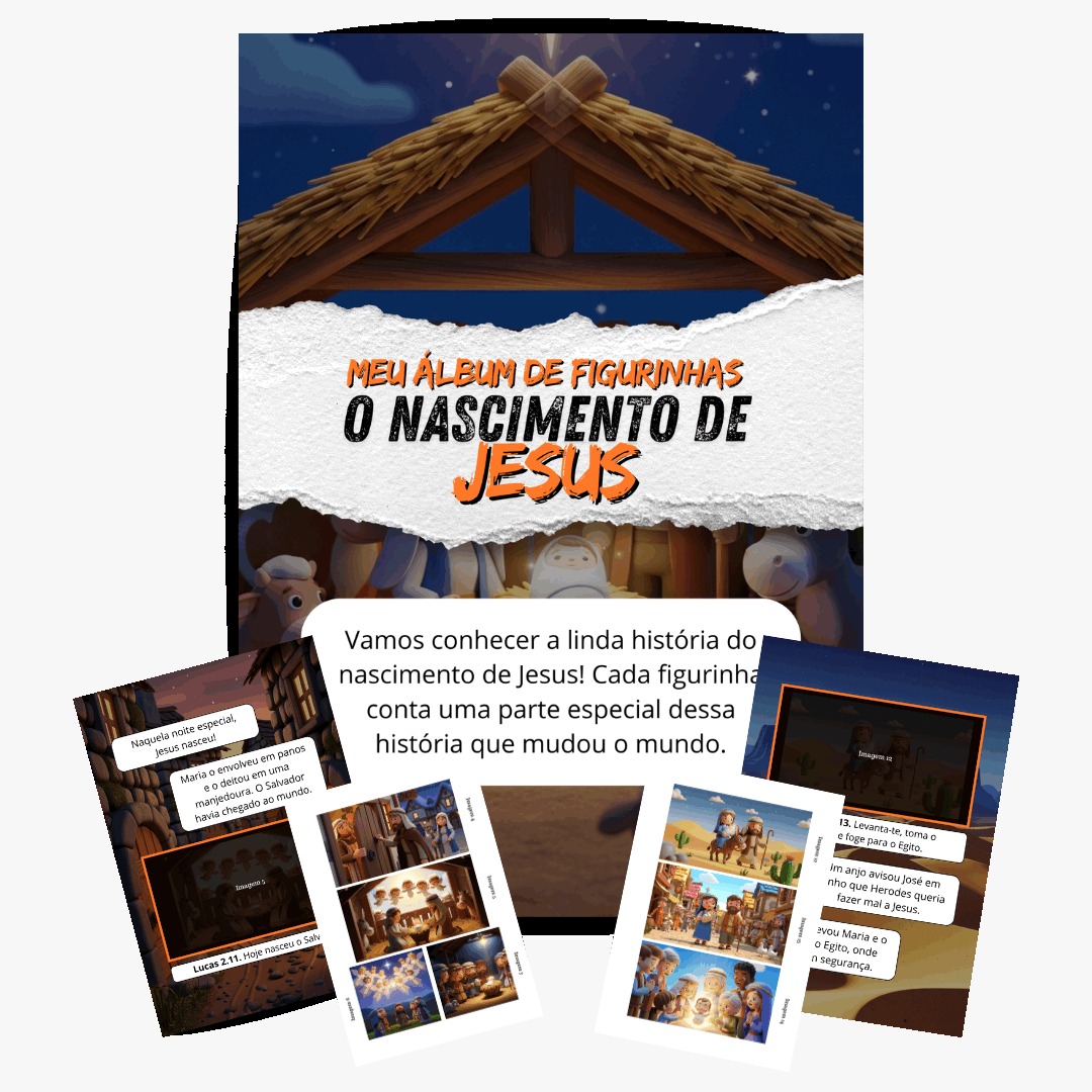 MEU ÁLBUM DE FIGURINHAS: O NASCIMENTO DE JESUS