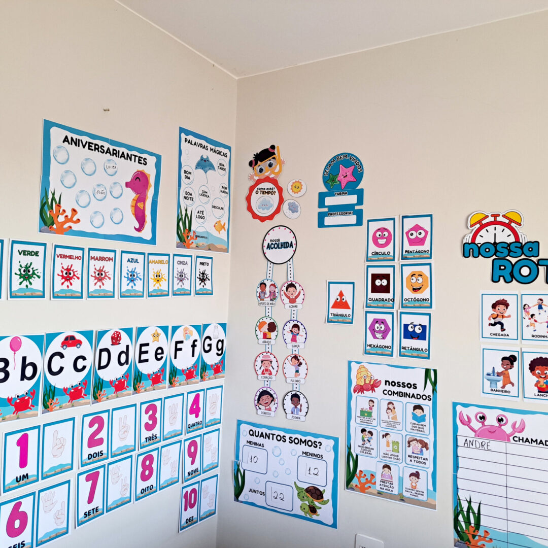 KIT SALA: FUNDO DO MAR