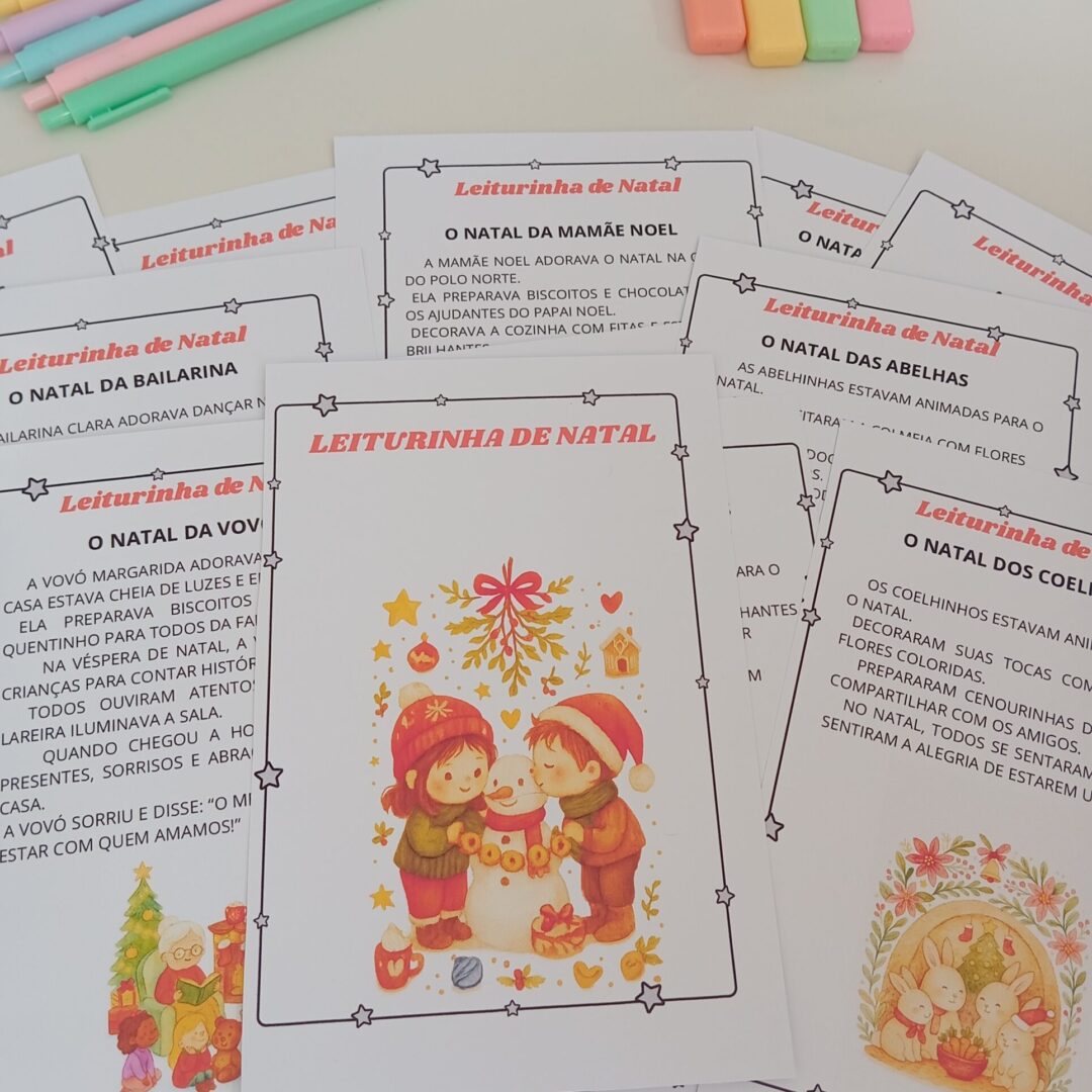 LEITURA DE NATAL / APOSTILA LEITURA NATALINA