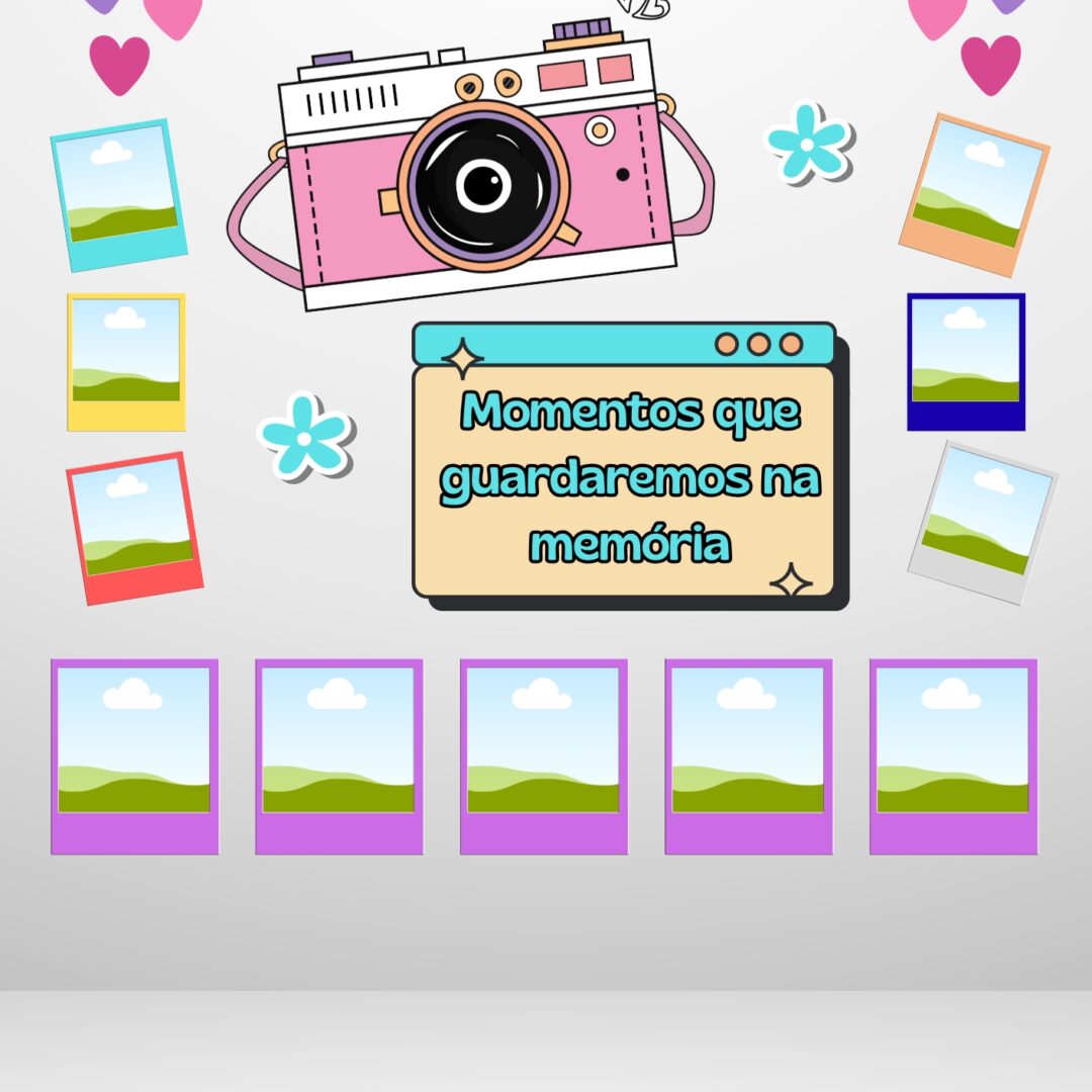 PAINEL / DECORAÇÃO / MURAL: AULA DA SAUDADE